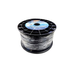 CABLE ELECTRICO PLANO H05VVH2-F 2G1.0MM 100MTS NEGRO