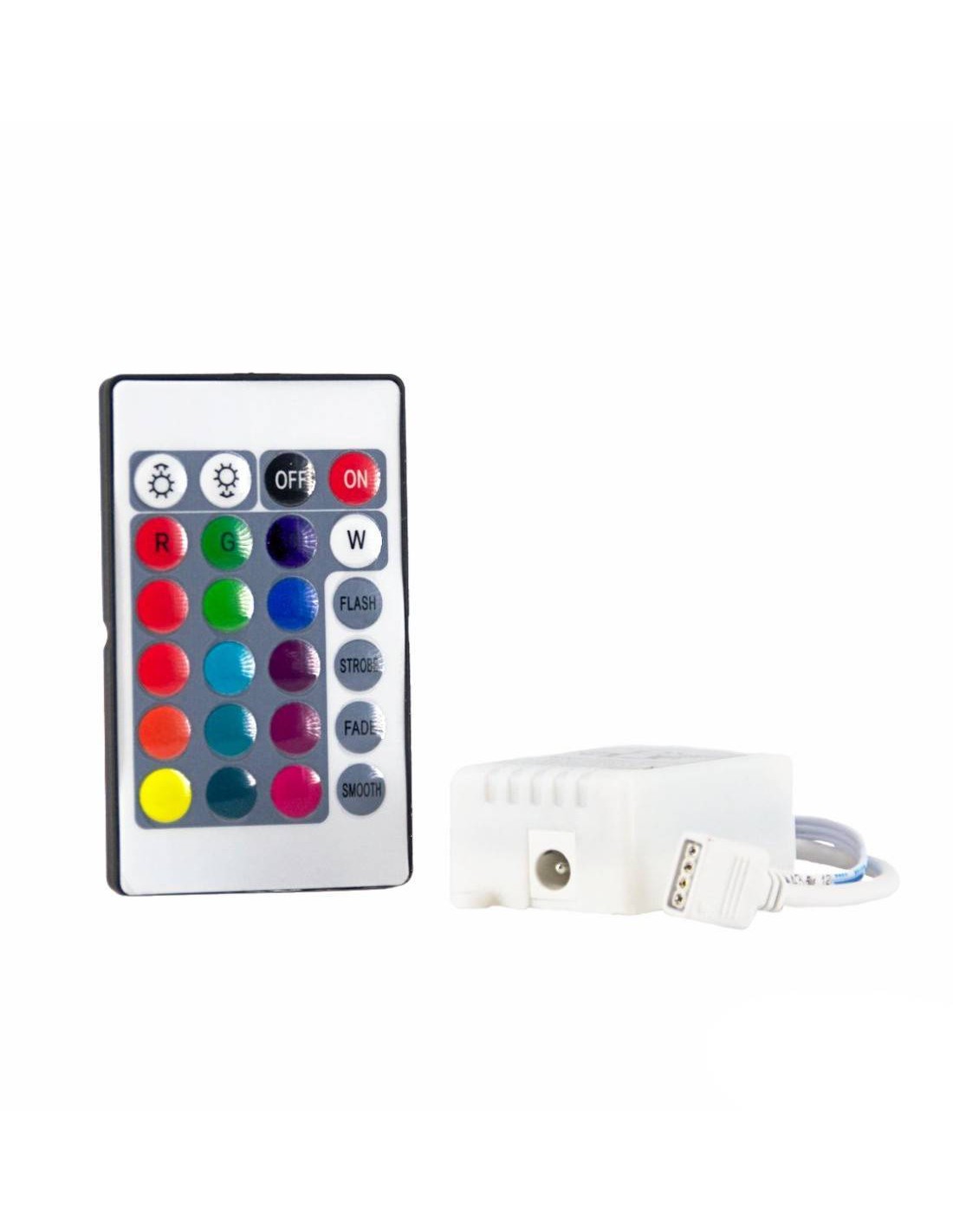 Controladores con mando a distancia 12V tiras led Ledbex