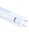 Tubo LED T8 60cm 10W-A aluminio 6000K conexión 2 laderal calidad A
