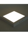 Downlight LED plafón cuadrado 6W 11cm superficie