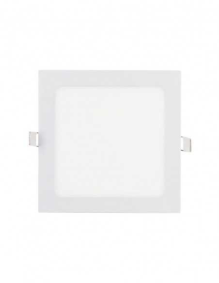 Placa panel LED cuadrado 15W int. 17.4cm / ext.19cm superslim