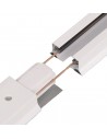 Carril monofásico T40 2m Blanco eco