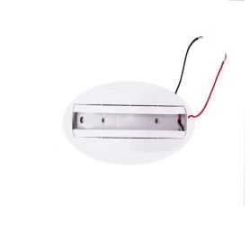 Mini Carril para foco LED monofásico redondo blanco
