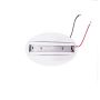 Mini Carril para foco LED monofásico redondo blanco