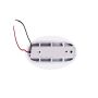 Mini Carril para foco LED monofásico redondo blanco