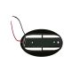 Mini Carril electrificado para foco LED monofásico redondo negro