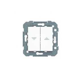 BJC doble interruptor para persianas viva blanco 23569