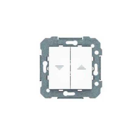 BJC doble interruptor para persianas viva blanco 23569
