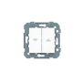 BJC doble interruptor para persianas viva blanco 23569