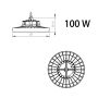 Campana Industrial UFO 100W/150W/200W CCT tres tonos
