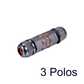 Conector de cable estanco ip68 de 3 polos 0.5-1.5mm²