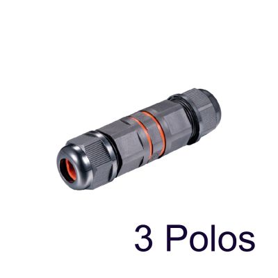 Conector de cable estanco ip68 de 3 polos 0.5-1.5mm²