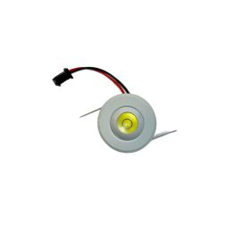 Mini downlight LED 1W de empotrar orientable