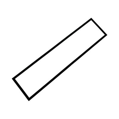 Plafon LED superficie 48W 30x120cm marco negro