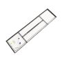 Downlight LED 48W 30x120cm superficie marco negro