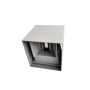 Aplique LED de pared 12W cubo ZF gris