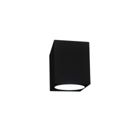 Aplique de pared exterior NEGRO para GU10