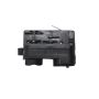 Conector foco al carril trifásico europeo, negro
