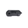 Conector foco al carril trifásico europeo, negro