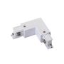 Conector L blanco para carril trifásico
