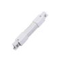 Conector flexible blanco para carril trifásico