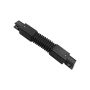 Conector flexible negro para carril trifásico