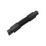 Conector flexible negro para carril trifásico