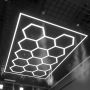 Lampara hexagonal de 14 huecos 480 x 241 cm