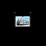 Cartel LED A3 horizontal para inmobiliaria