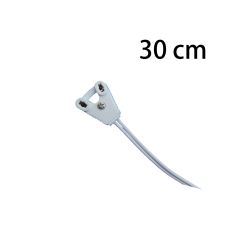 Cable portalámpara 30cm para tubos T8