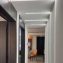 Perfil aluminio superficial 17x7mm Blanco para tiras LED