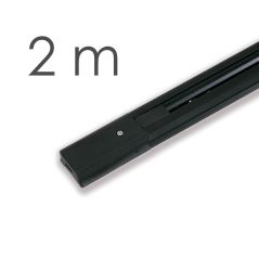 Carril monofásico T40 2m Negro eco