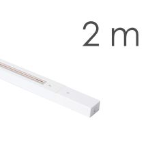 Carril monofásico F18 2M reforzado blanco