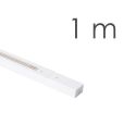 Carril monofásico F18 1m reforzado Blanco