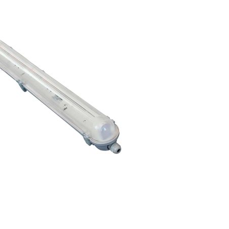 Pantalla estanca para 1 tubo LED de conexión dos lados