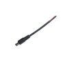 Cable DC 5,5*2,5mm Negro macho sin gancho