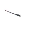 Cable DC 5,5*2,5mm Negro macho sin gancho