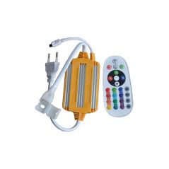 Controlador con mando para tira led rgb 220v 2F