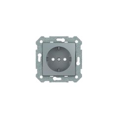 BJC Base de enchufe schuko color gris 23524-PL