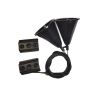Cable suspensión 2 m Negro carril monofásico