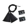 Cable suspensión 2 m Negro carril monofásico