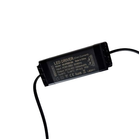 LED Driver 50W 22-42V 1200mA Negro