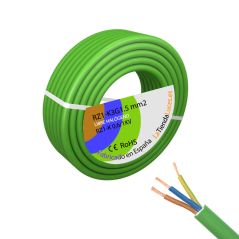 Cable 3G 1.5 mm2 libre de halógenos verde