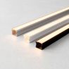 Perfil aluminio superficial 17x14mm para tiras LED