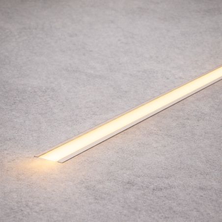 Perfil de Aluminio 17x7mm con alas para Empotrar para tira LED