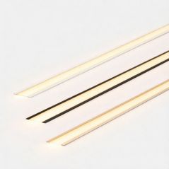 Perfil de Aluminio 17x7mm con alas para Empotrar para tira LED