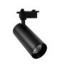 Foco carril monofásico 30W ZT negro eco