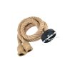 Lámpara colgante E27 doble cable soga