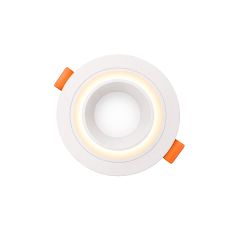 Aro redondo basculante 9cm con circulo de luz