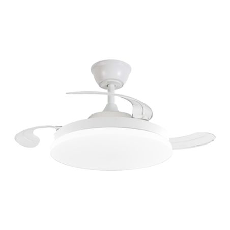 Ventilador de techo LED 96W con aspas plegables y motor DC